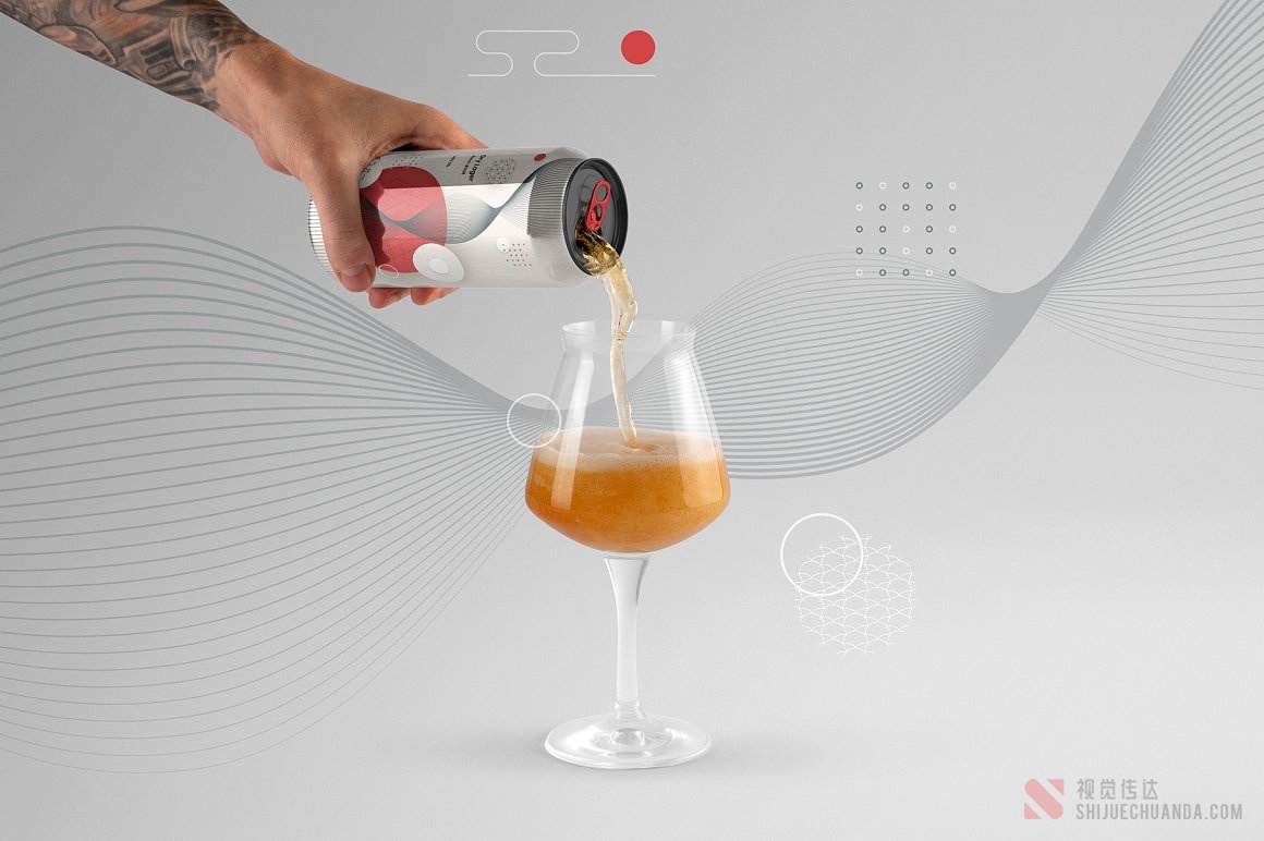 精酿啤酒包装样机模型