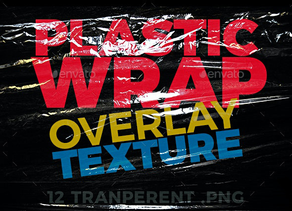 保鲜膜覆盖纹理叠加层 Plastic Wrap Overlay Texture