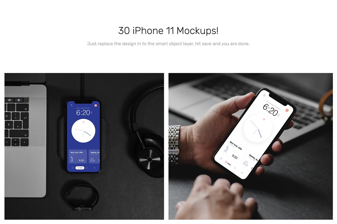 iPhone 11手机场景样机