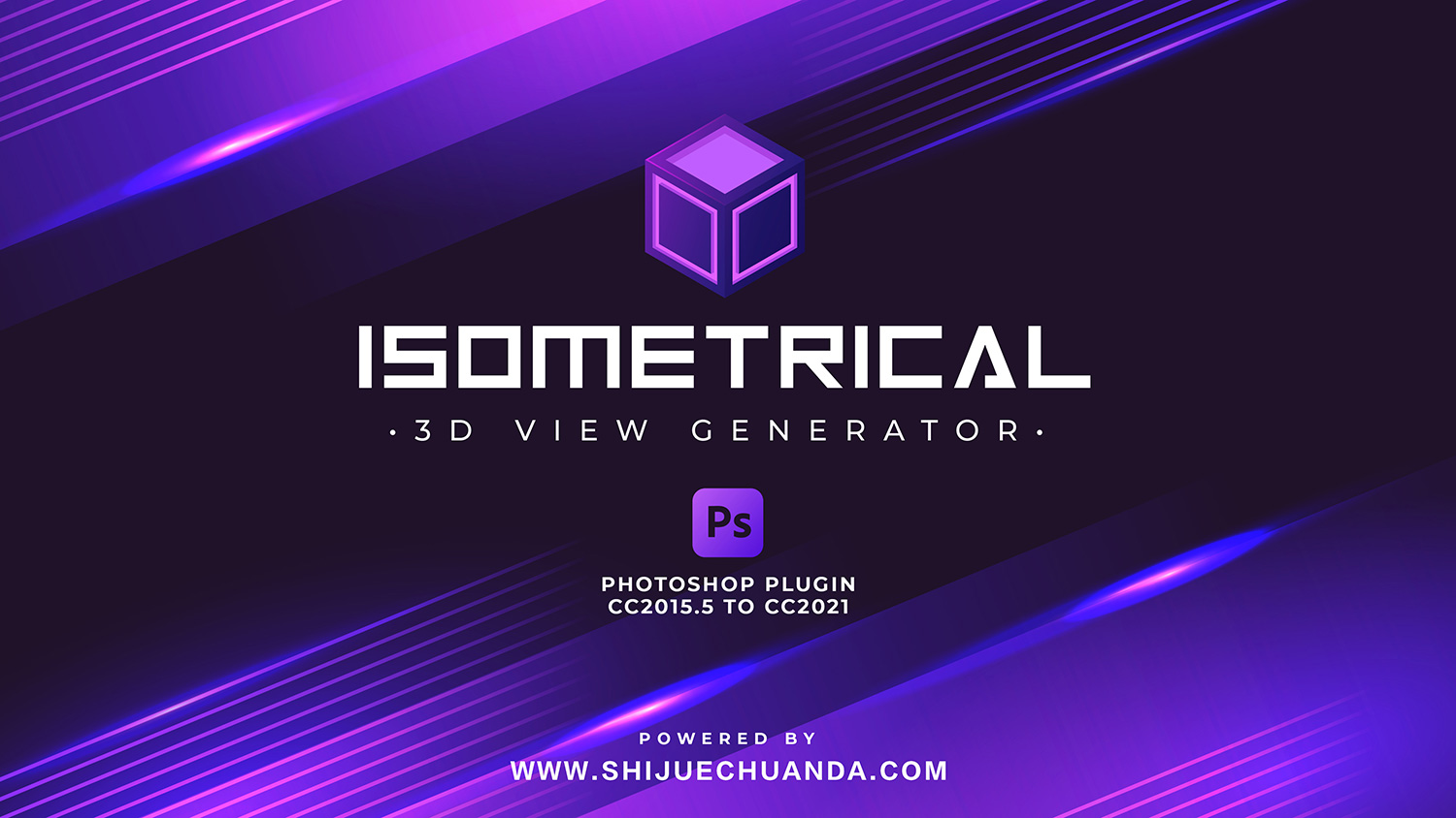 3D视图生成器PS插件 Isometrical-3D View Generator-Photoshop Plugin