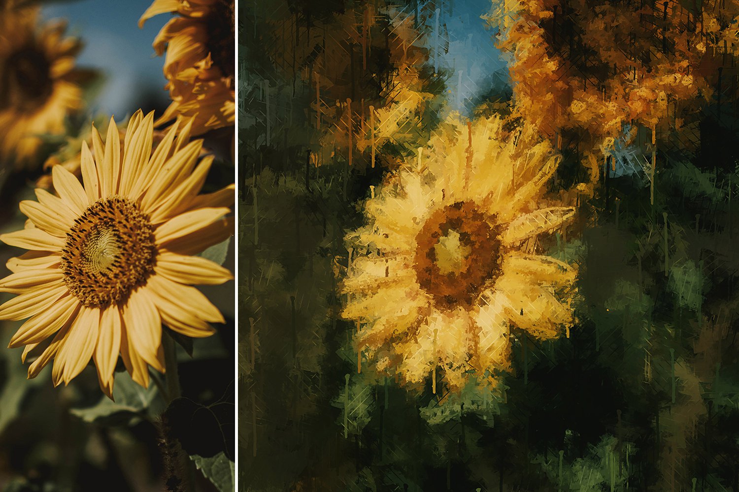 印象派水彩PS动作 Impressionist Watercolor Photoshop Action