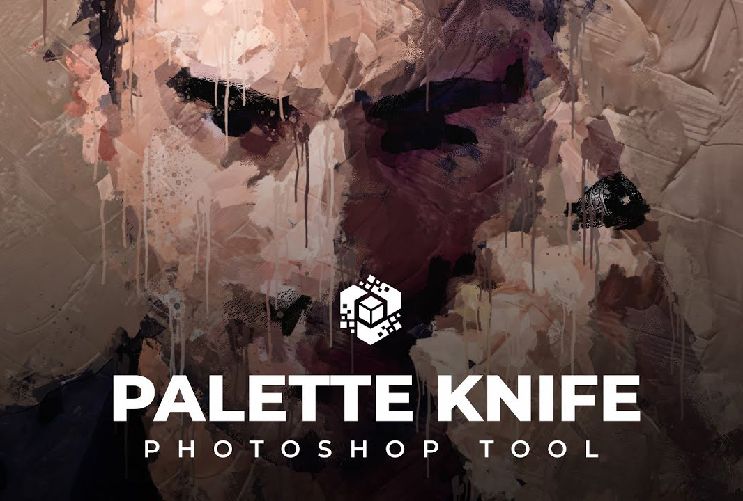 水彩调色版本PS插件 Palette Knife Photoshop Tool