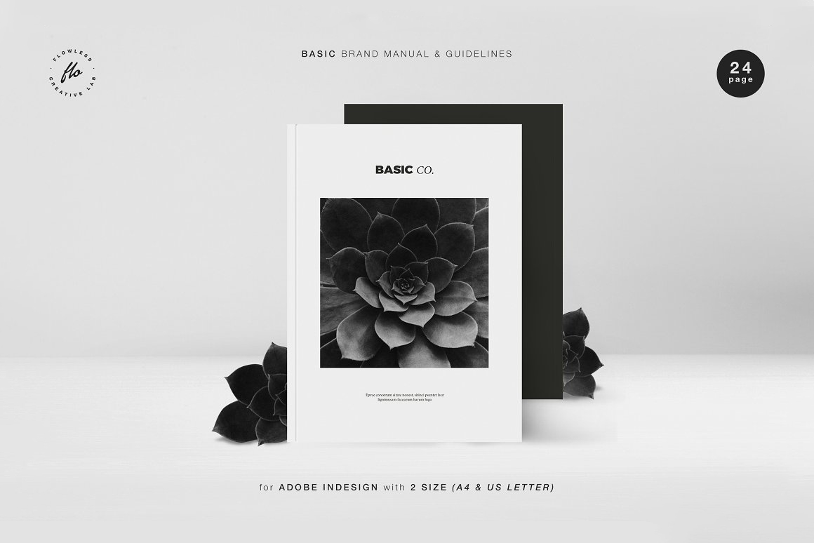 简约品牌手册VI设计指南 BASIC Brand Manual & Guidelines