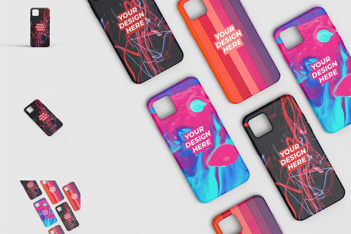 手机壳样机模板 Phone Case Mockup Photoshop Template