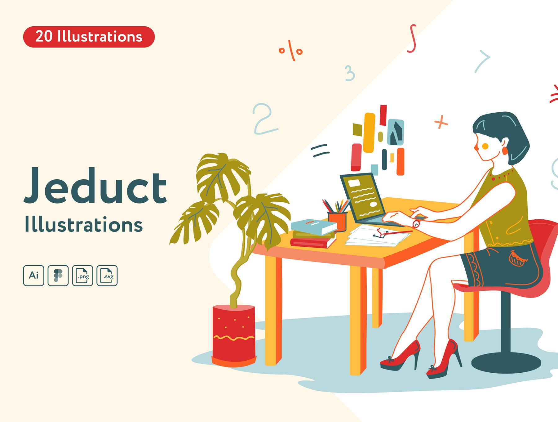 20幅精美的教育类插图 Jeduct Illustrations