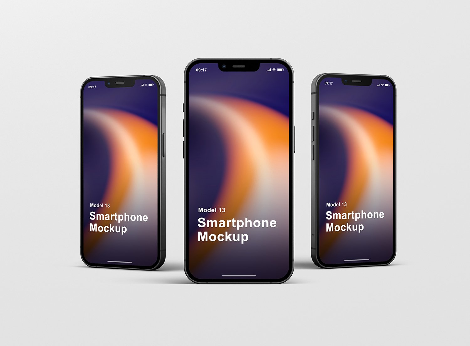 苹果新款手机设备场景样机模板 iPhone 13 Mockup