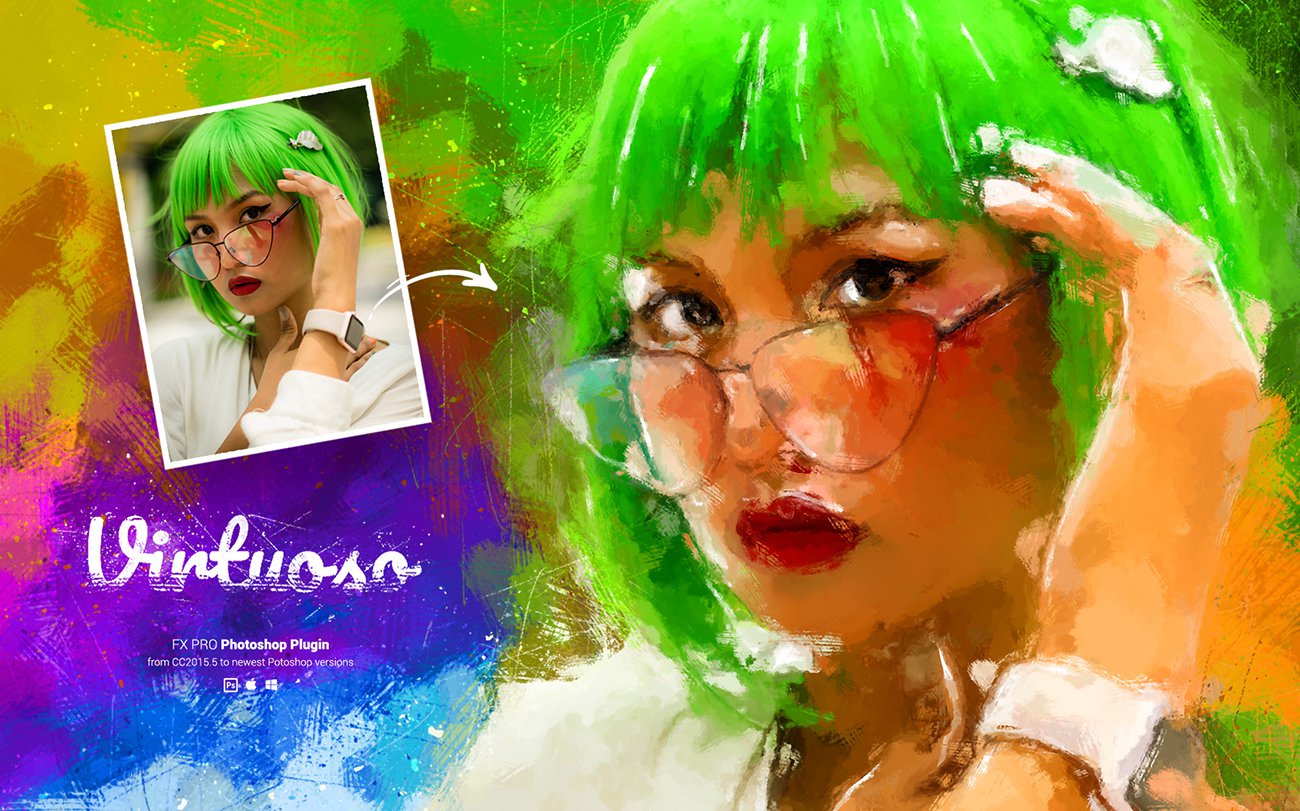 真实绘画效果PS插件 Real Painting Photoshop Plugin