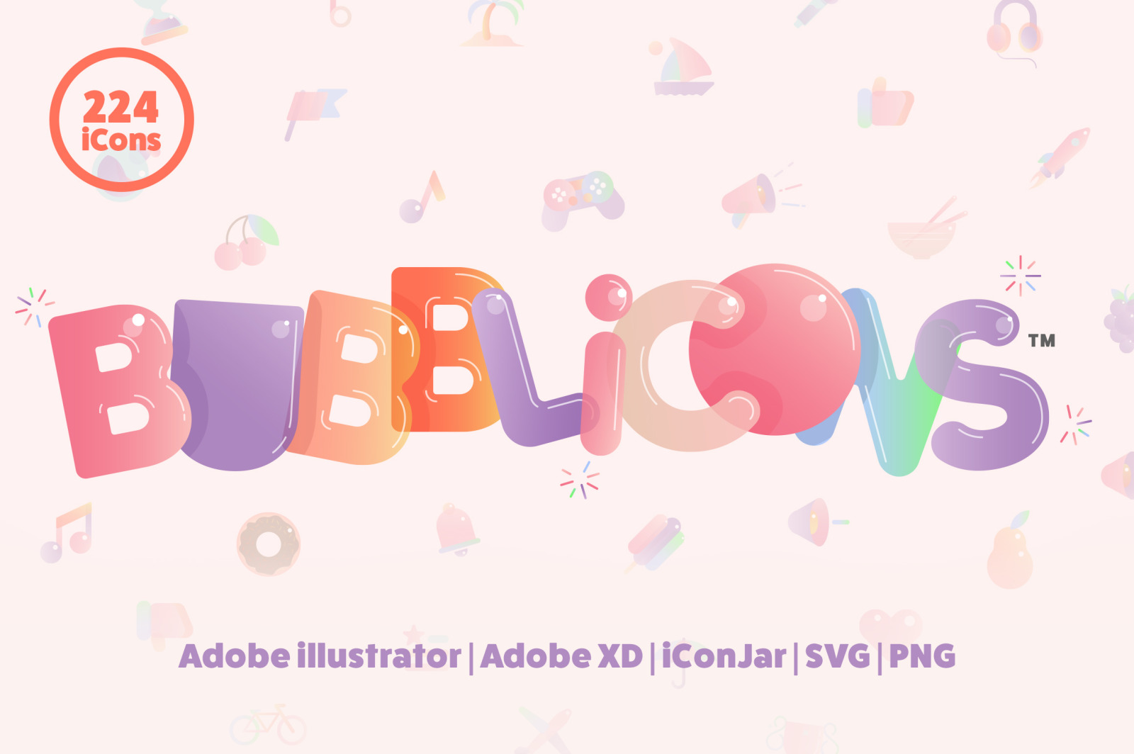 可爱卡通风格扁平化图标矢量图标